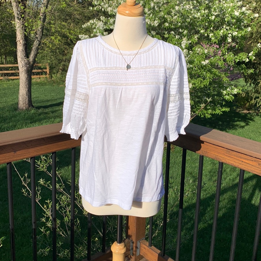White LOFT top